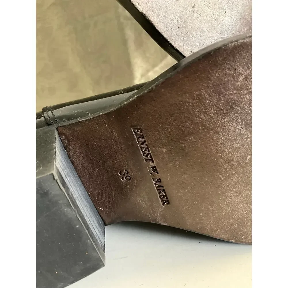 Ernest W. baker Patent Western boot